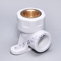 زانو یکسر بوشن بست دار female elbow with short fixing base